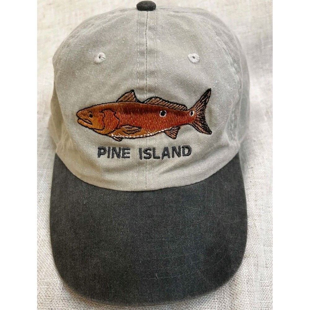 Cobra Pine Island RedFish Embroidered Cotton Hat